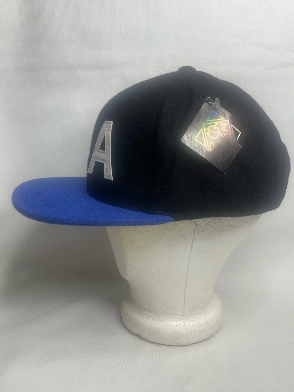 VTG Y2K THE HUNDREDS Los Angeles LA Hat StrapBack Wool Blend Black Baseball Cap